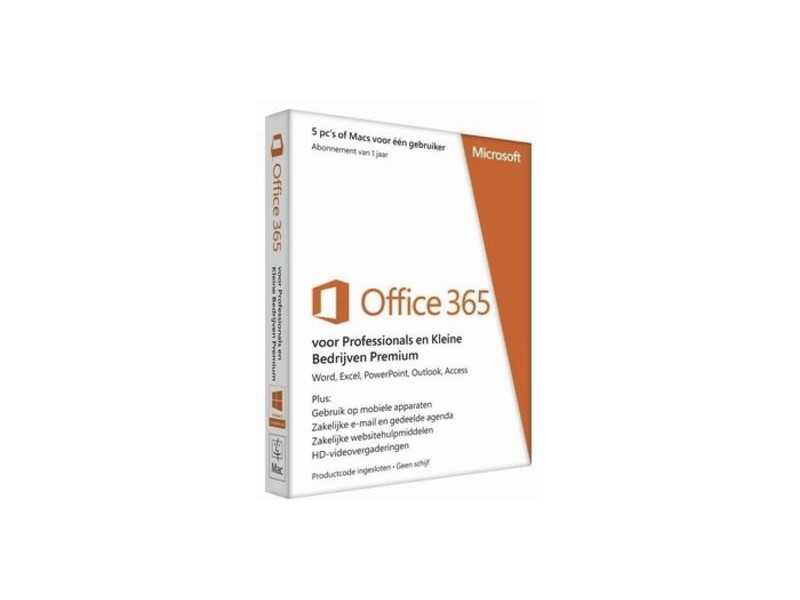 Microsoft Office 365 Business Premium 5PCMAC 1 jaar